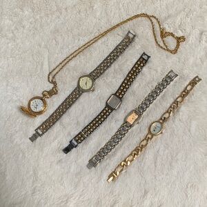 VINTAGE Set of Five Stylish Watches